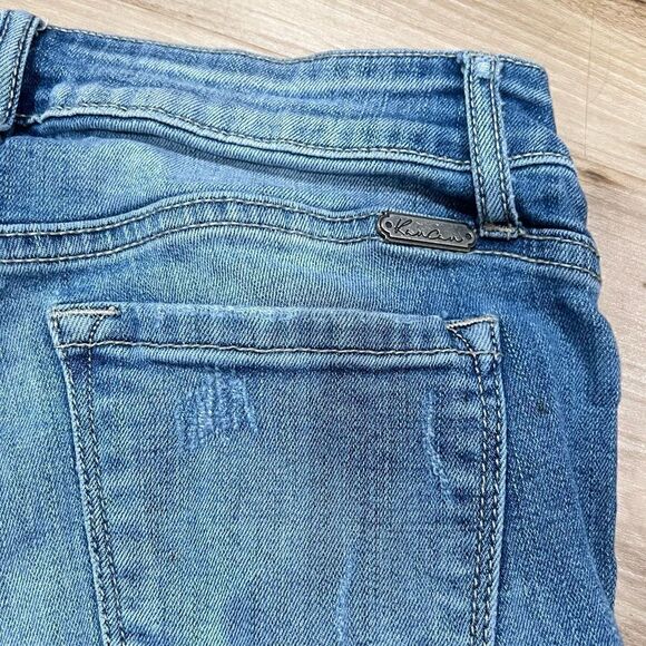 Kancan Mid-Rise Distressed Skinny Jeans Women’s 25 - Picture 4 of 4